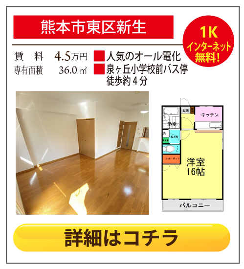 熊本県熊本市東区新生1丁目アローハイム　庄口公園 101