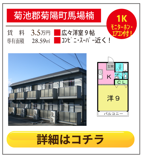 熊本県菊池郡菊陽町馬場楠エスポワールカヤノⅢ A101