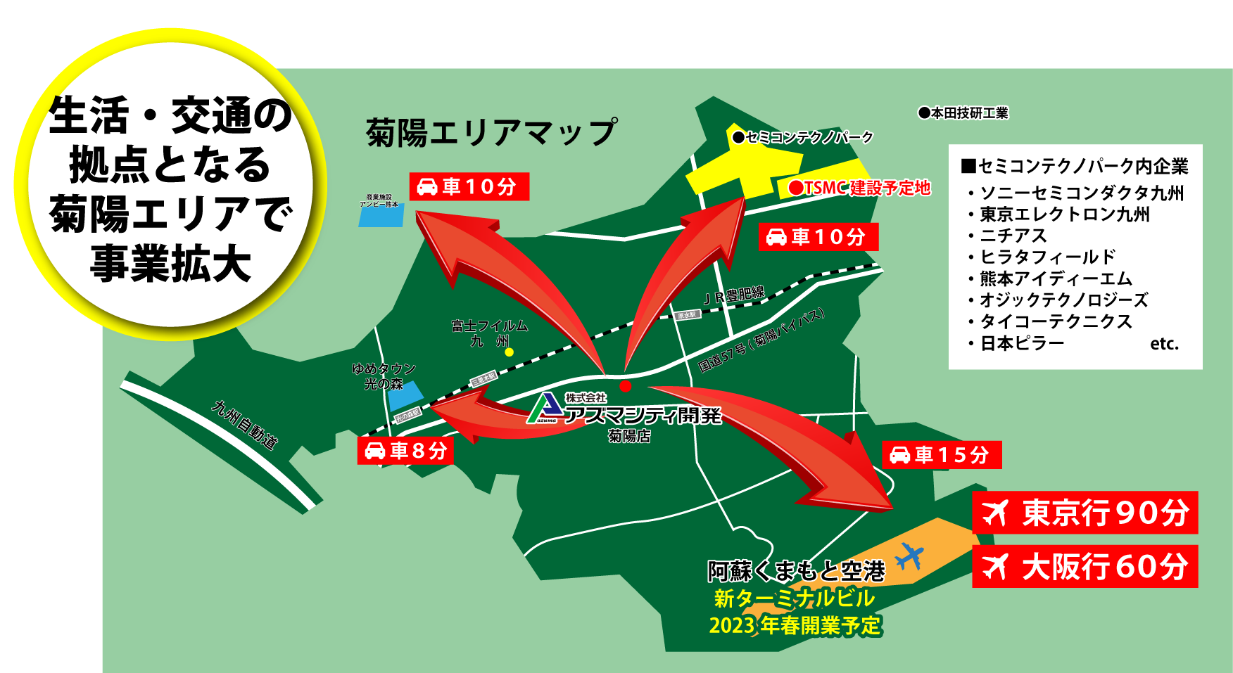 菊陽エリアマップ